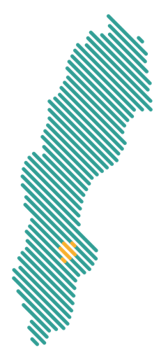 Illustration &ouml;ver Sverige