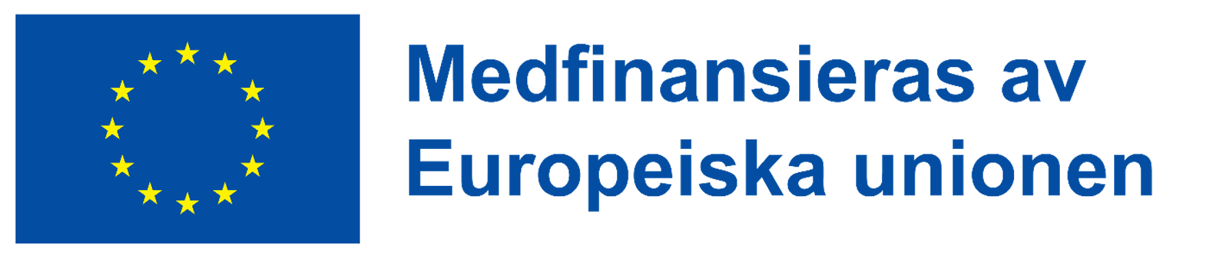 EU-logga med texten "Medfinansieras av Europeiska unionen".