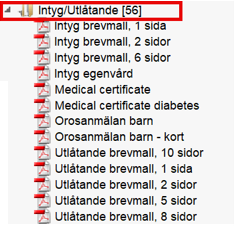 Bild som visar var man hittar intyg/utl&aring;tande i Cosmic