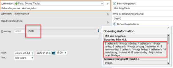 Bild som visar l&auml;kemedelsmodulen i Cosmic