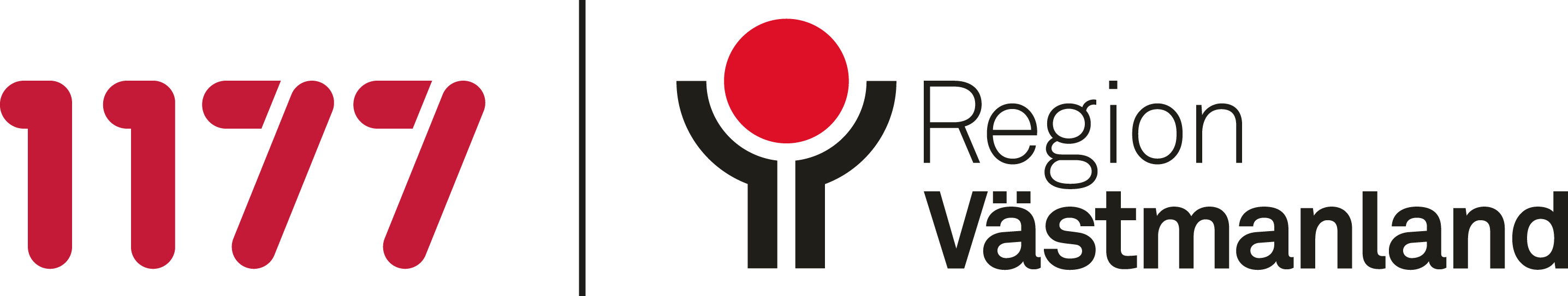 Logotyp 1177 och Region Västmanland