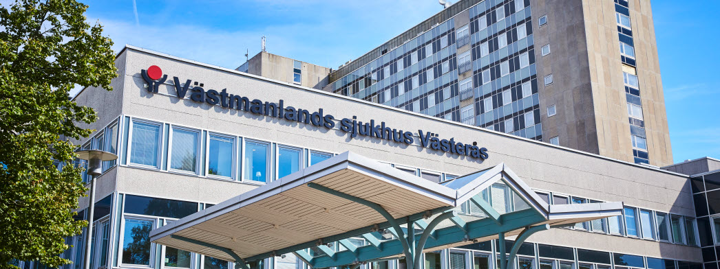 Utsidan av Västmanlands sjukhus i Västerås