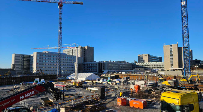 Visionsbild nya akutsjukhuset i Västerås